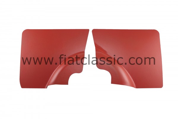 Rear fairing red Fiat 500 F/R