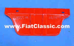 Parafango di scarico ABARTH, rosso Fiat 500