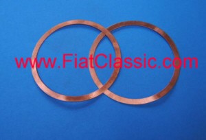 Cylinder base gaskets copper (pair) 600ccm Fiat 126 - Fiat 500