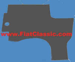 Cover mat for boot Fiat 500 N/D/Giardiniera/Bianchina