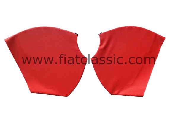 Seiten-/Radlaufverkleidung rot (Paar) Fiat 500 D
