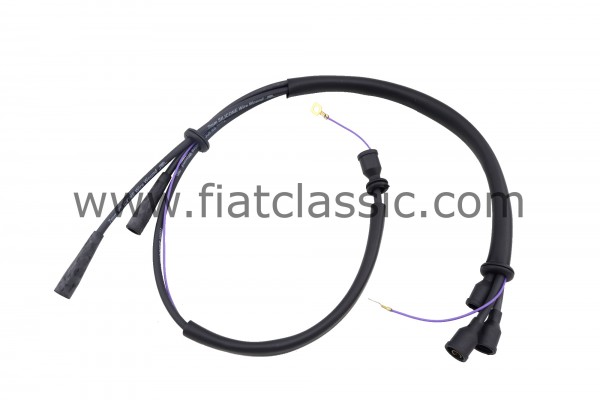 Ignition cable set (coil left) Fiat 126 - Fiat 500