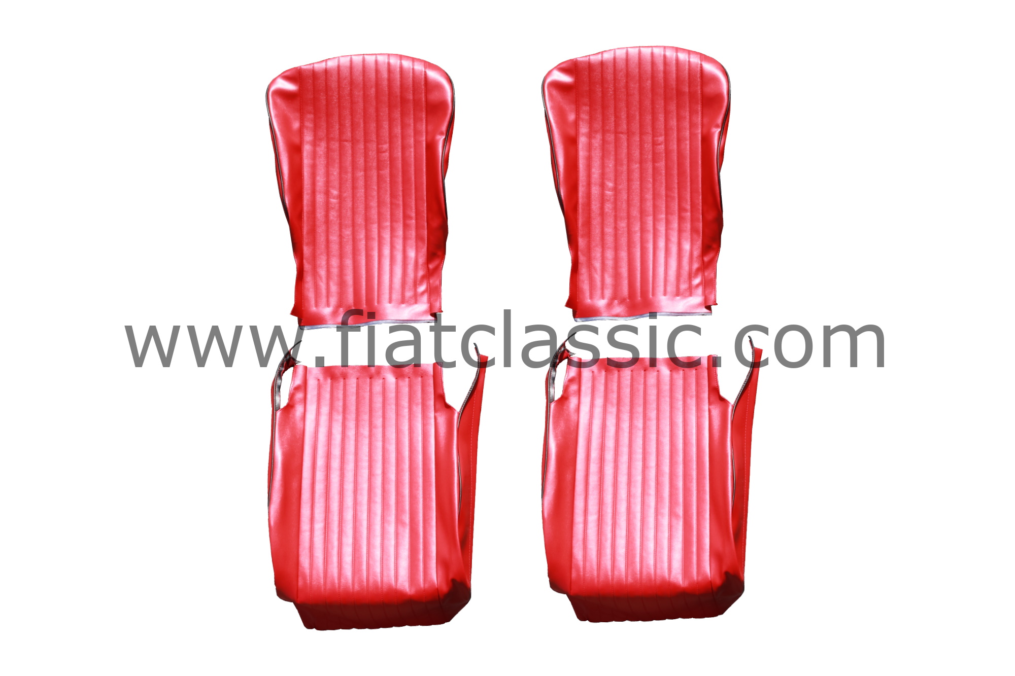 Sitzbezüge Luxus rot vorne und hinten Fiat 500 L
