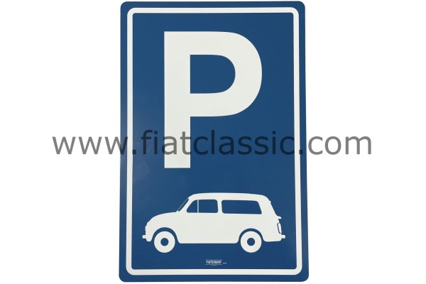 Parkschild Fiat 500 Giardiniera