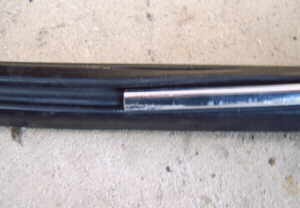 Chrome strip for window rubber (1x = 1m) Fiat 126 - Fiat 500 L