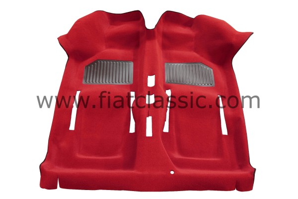 Moquette rouge bouclée Top qualité Fiat 126 - Fiat 500