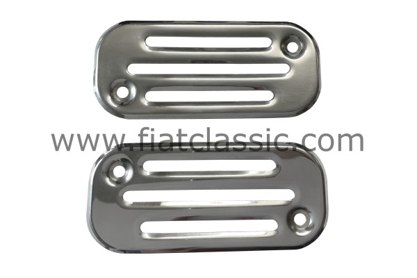 Air intake chrome pair Fiat 500 N