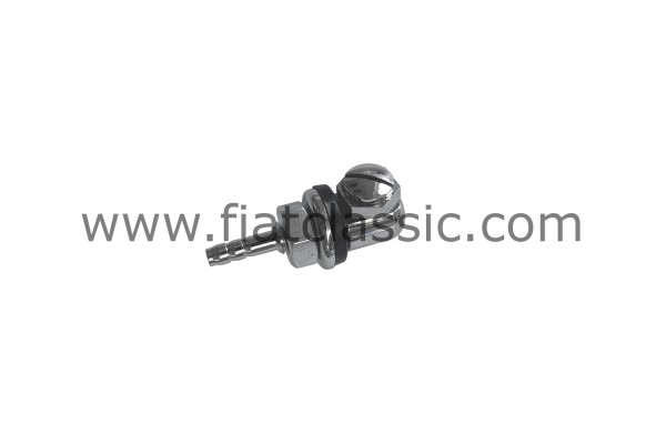Chrome-plated windscreen washer nozzle Fiat 500 - Fiat 600