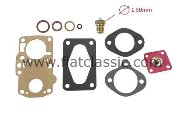 Carburettor repair kit medium Solex 30 PIB Fiat 850