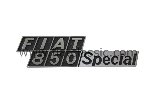 Inscription FIAT 850 Special