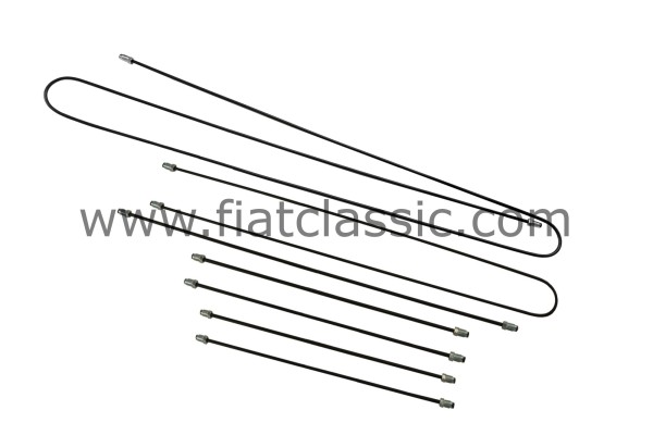 Set of brake lines Fiat 850 Coupe/Spider