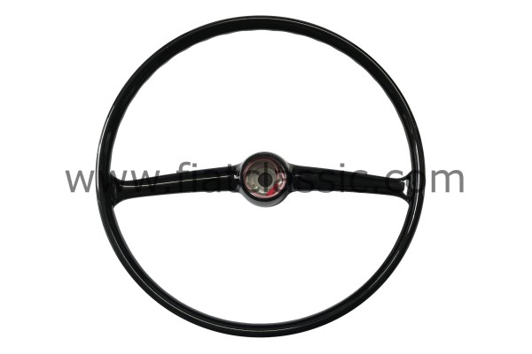 Steering wheel black Fiat 500