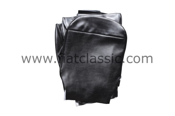 Seat covers black front and rear Fiat 500 F