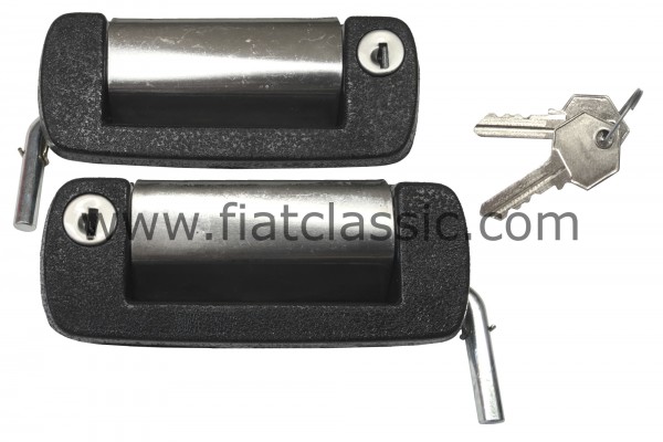 Door handle outside with key Fiat 126