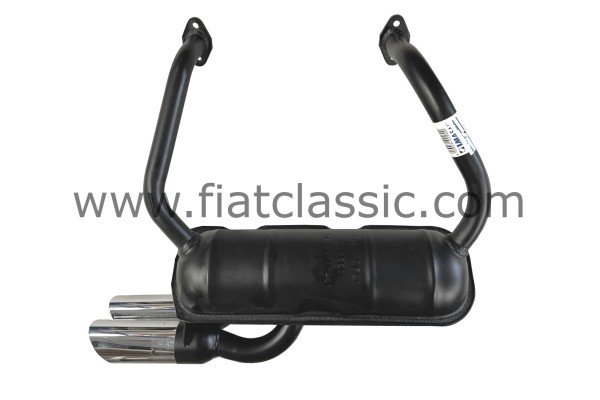 Scarico sportivo doppio tubo Fiat 500 N/D/F/F/L