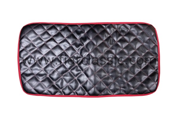 Roof lining black/red Fiat 500