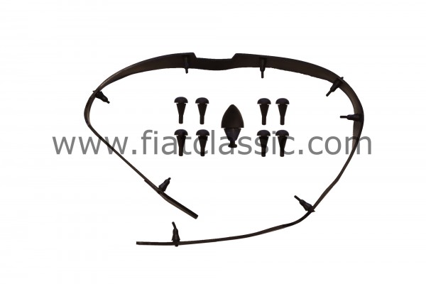 Rubber kit for boot Fiat 600