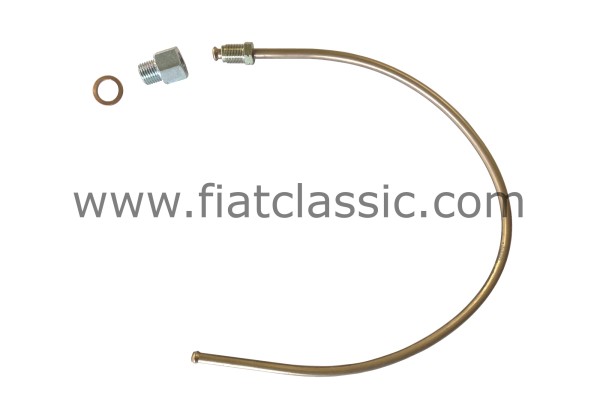 Connection and line for master brake cylinder 19.05mm Fiat 600