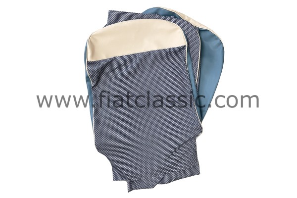 Seat covers blue/beige Fiat 600