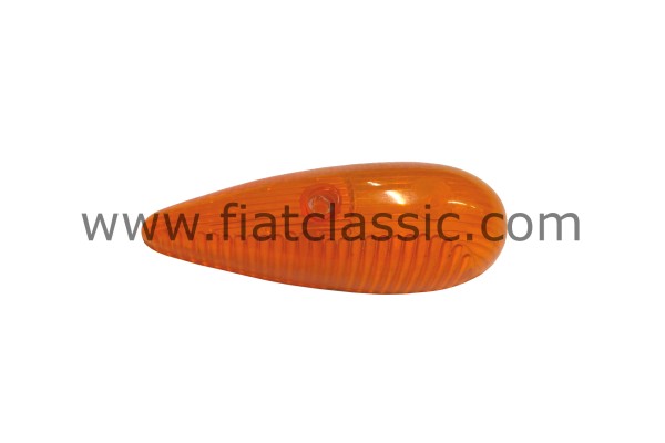 Turn signal lens front yellow Fiat 500 N