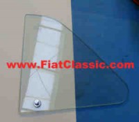 Opening window glass left with holder Fiat 500