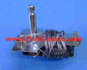 Window regulator with 57mm axle (86cm cable) with opening window Fiat 600