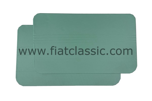 Türverkleidungen grün (Paar) Top-Qualität Fiat 500 F