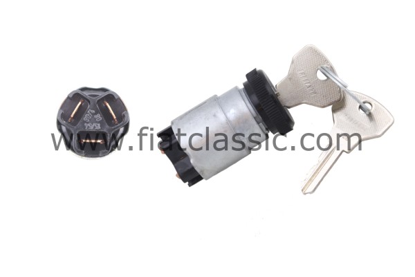 Ignition lock with black ring "Sipea" Top Quality Fiat 500 - Fiat 600