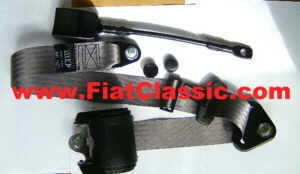 Cintura di sicurezza automatica a 3 punti in Fiat 500 grigio - Fiat 126 (1a serie) - Fiat 600
