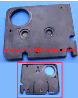 Cable plate middle tunnel Fiat 600