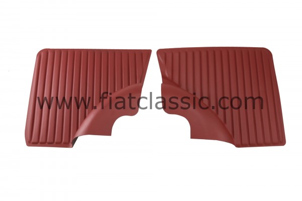 Revêtement arrière bordeaux-rouge Fiat 500 L