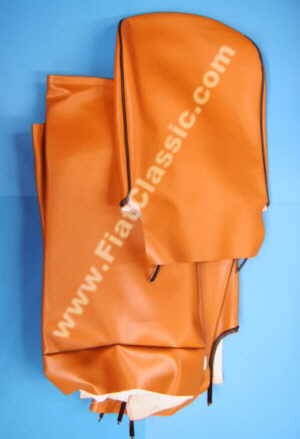 Seat covers ochre front and rear Fiat 500 R