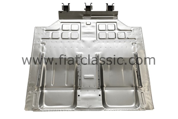 Bottom plate continuous with seat rails and reinforcement Fiat 126 - Fiat 500