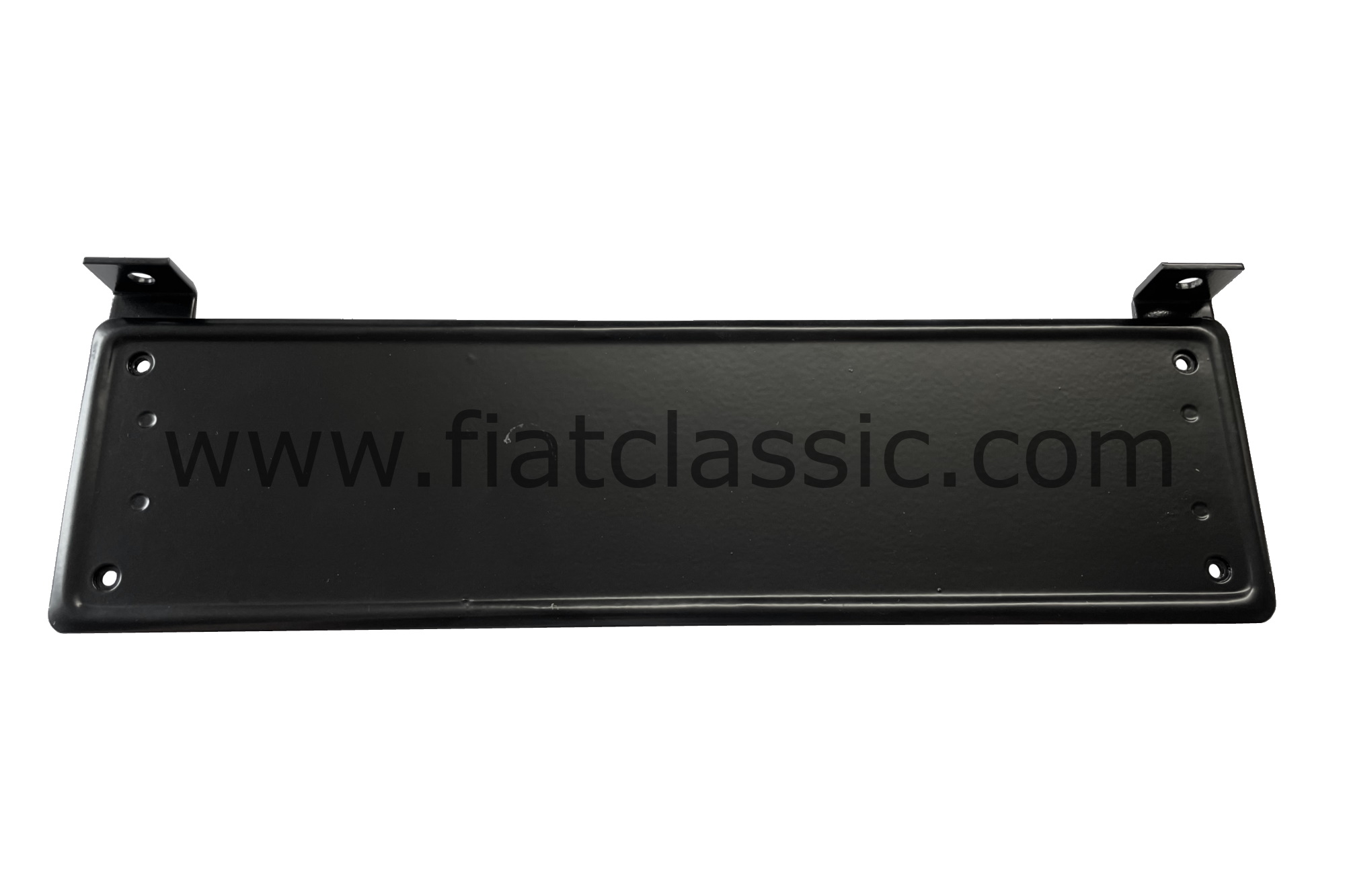 Support de plaque d'immatriculation (avant) - métal, peint en noir 280 x 80  mm
